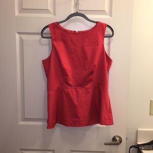 Banana Republic Pink Peplum Top